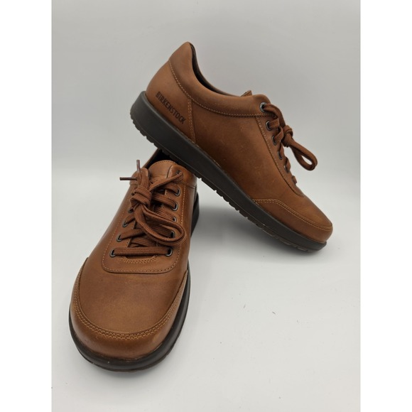 Birkenstock Shoes - Birkenstock Honnef 365 Sneaker Womens EU 40 US 9-9.5 Cognac Brown Lace-Up Shoes
